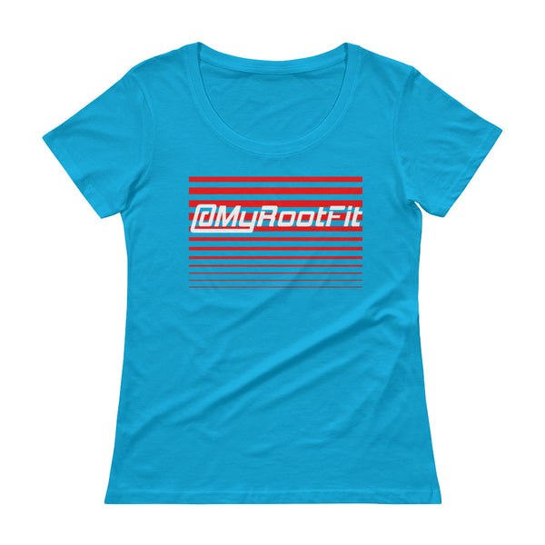 Ladies' Scoopneck Retro Shirt